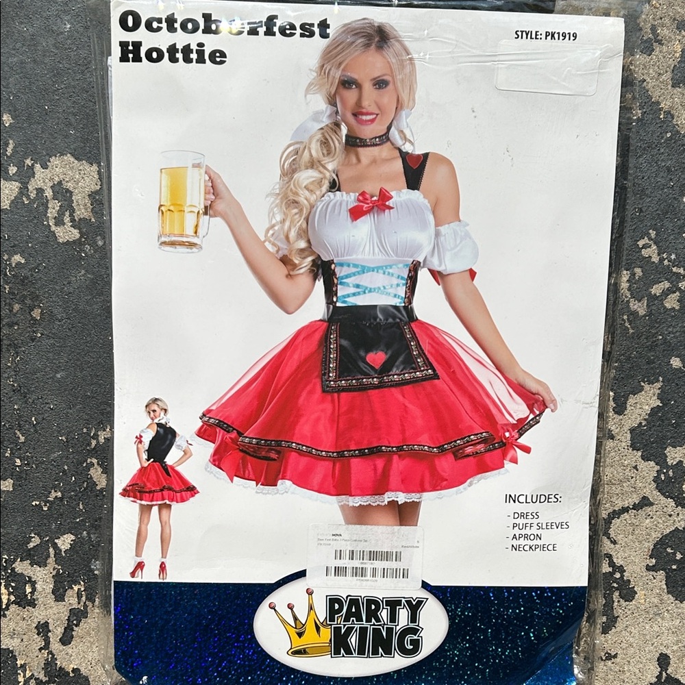 Red Oktoberfest Costume